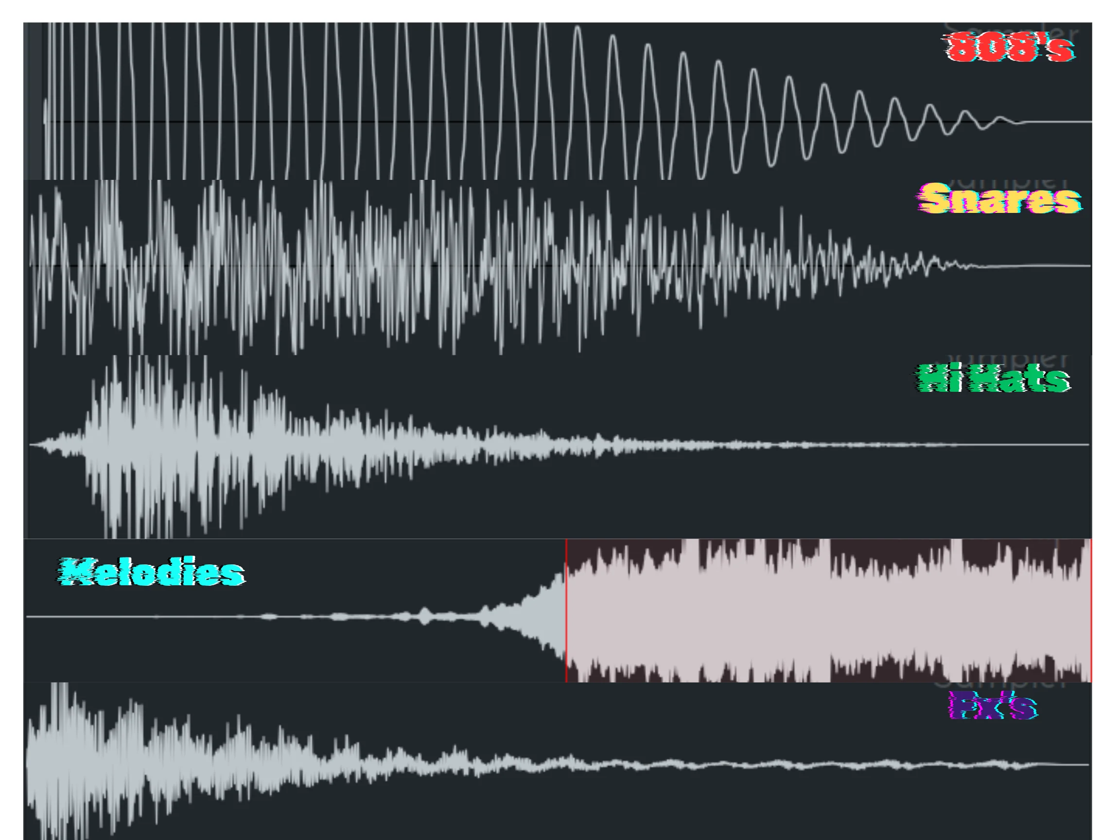 trap sound selection